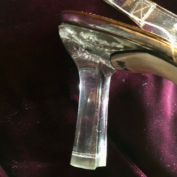 Vintage J. Renee See Through Cinderella Shoes Sz. 8 - Picture 5 of 13